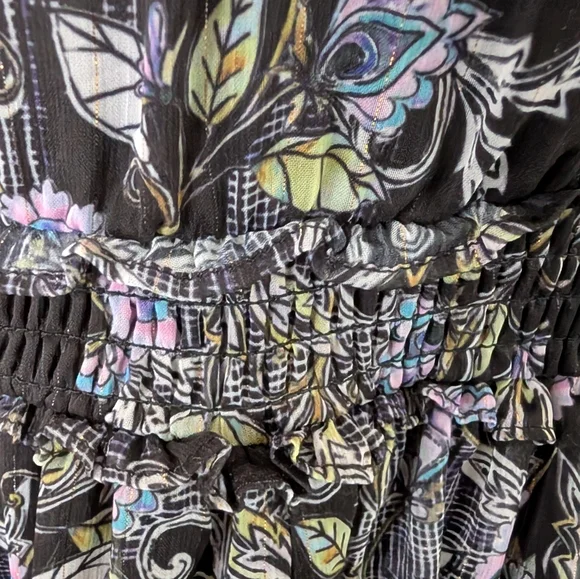 EUC Torrid Black and Gray Long Sleeve Dress - Picture 4 of 6